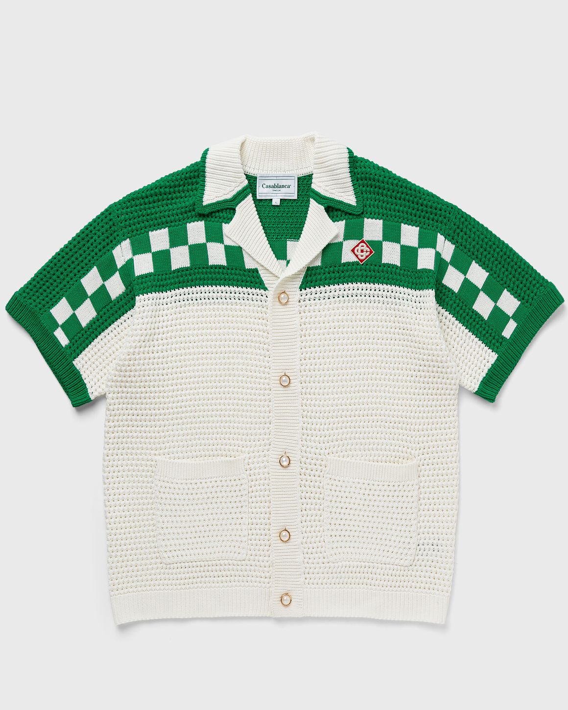 Casablanca Faux Crochet Conjunto Tejido