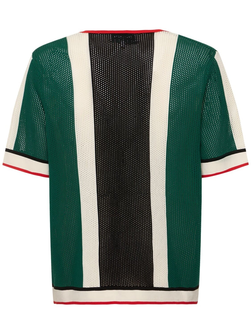 Casablanca Camisa Striped Knitted