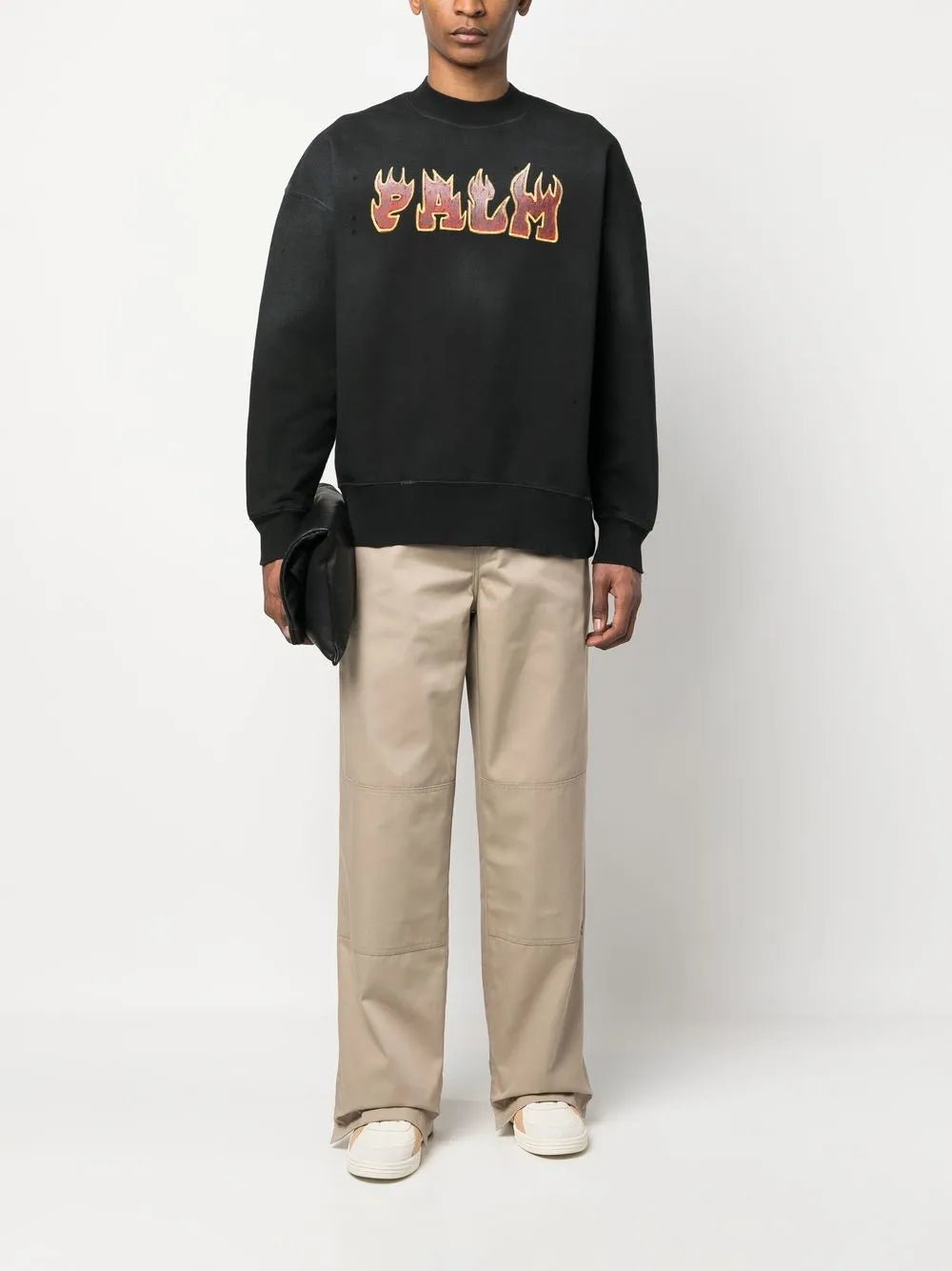 Palm Angels Sudadera con Logo Estampado