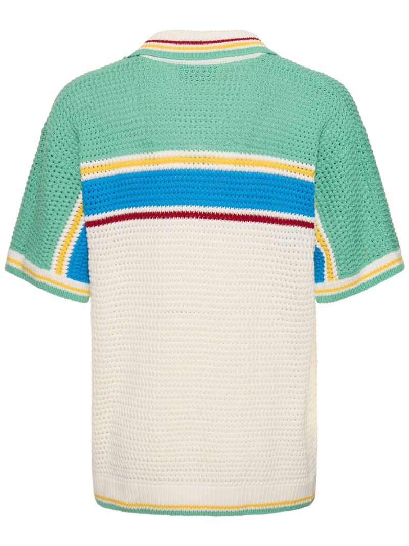 Casablanca Camisa Crochet Effect Tennis