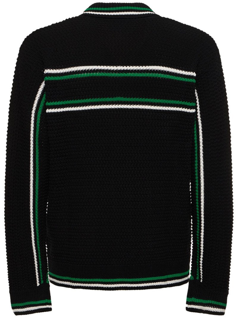 Casablanca Camisa Crochet Effect Tennis