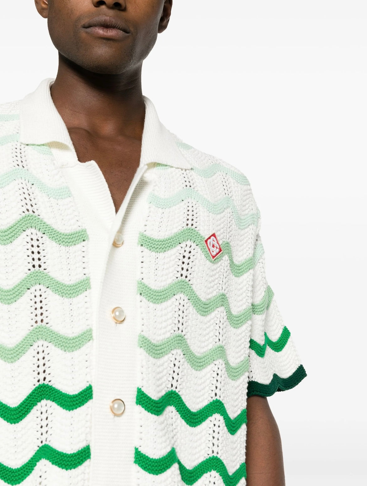 Casablanca Gradient Wave Camisa