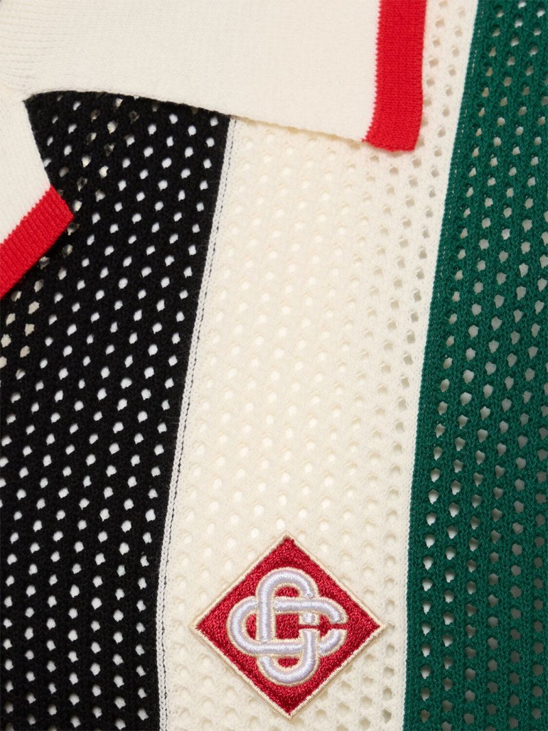 Casablanca Camisa Striped Knitted