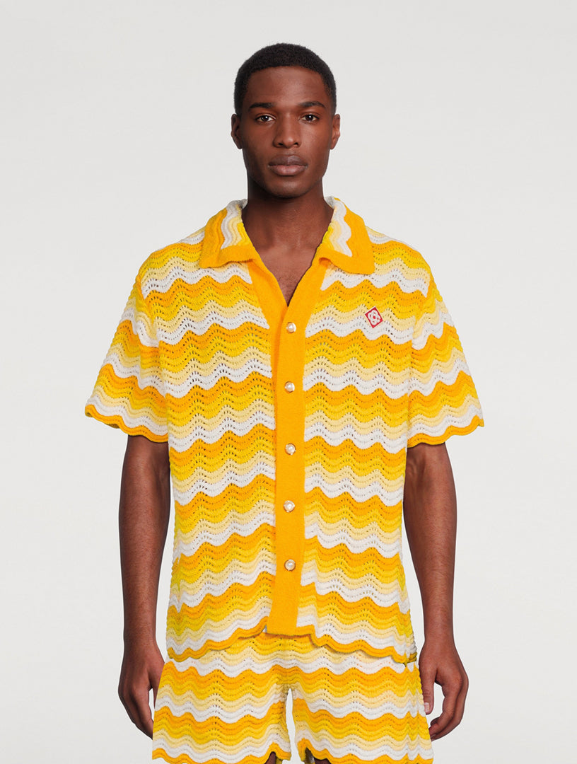 Casablanca Camisa Crochet
