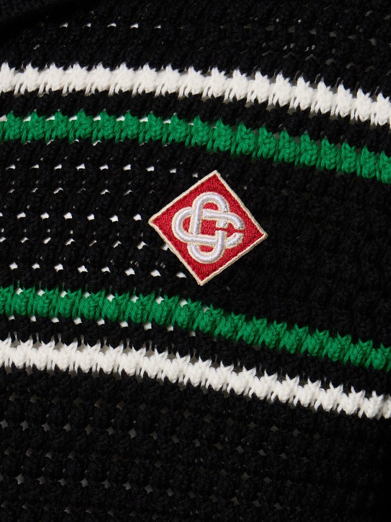 Casablanca Camisa Crochet Effect Tennis