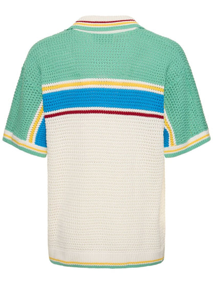 Casablanca Camisa Crochet Effect Tennis