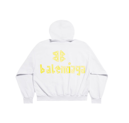 Balenciaga Tape Type Hoodie White