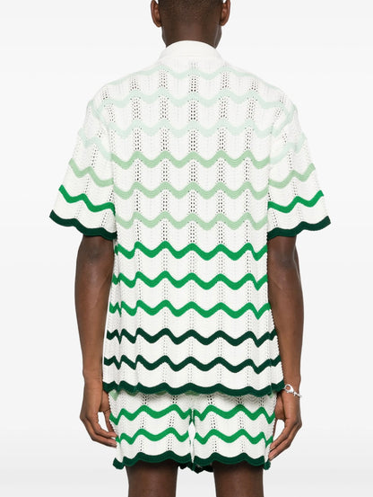 Casablanca Gradient Wave Camisa