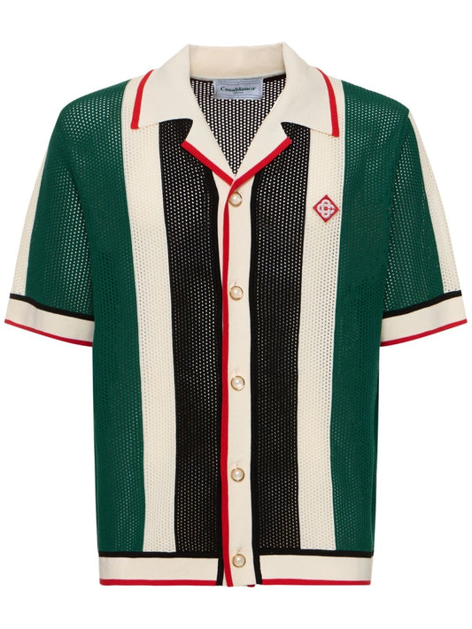 Casablanca Camisa Striped Knitted
