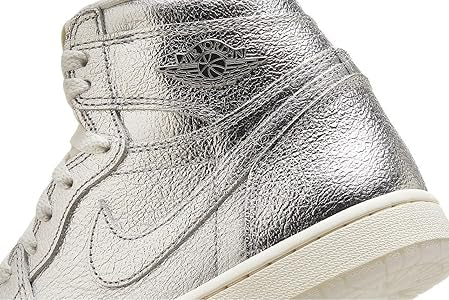 Tenis Air Jordan 1 Mid SE Argent Métallisé