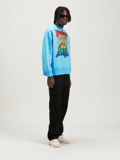Palm Angels Sudadera con Logo Estampado