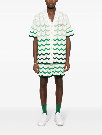 Casablanca Gradient Wave Camisa