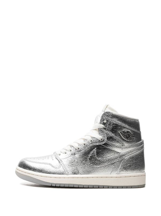 Tenis Air Jordan 1 Mid SE Argent Métallisé