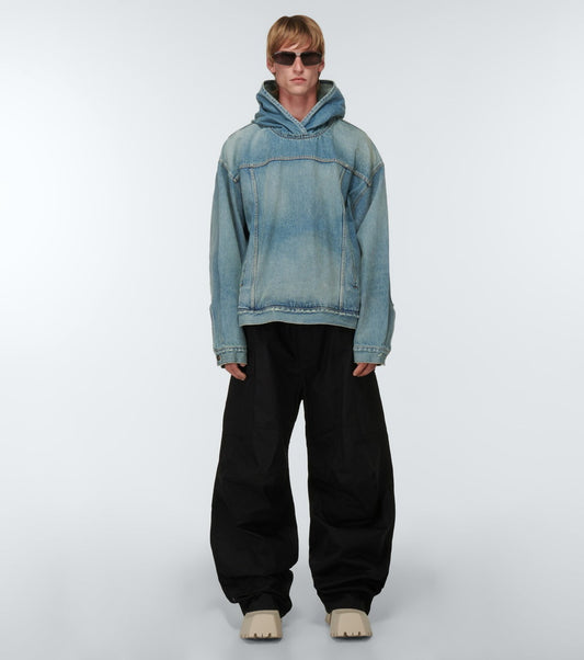 Balenciaga Sudadera Estilo Vaquero