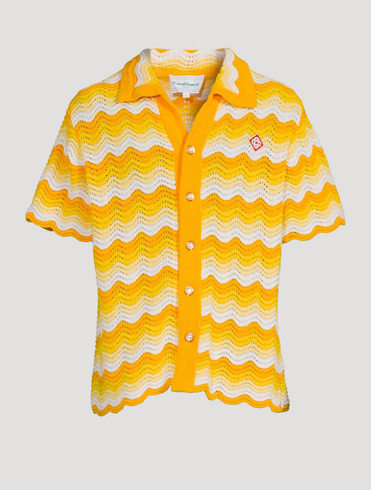 Casablanca Camisa Crochet